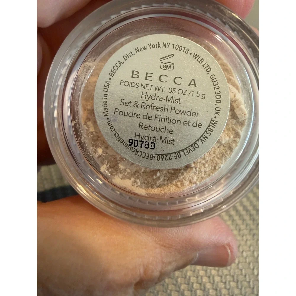 BECCA Hydra-Mist Set & Refresh Powder 0.05oz 1.5g Translucent Face Powder Mini